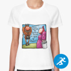 Женская спортивная футболка