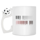 Кружка с футбольным мячиком