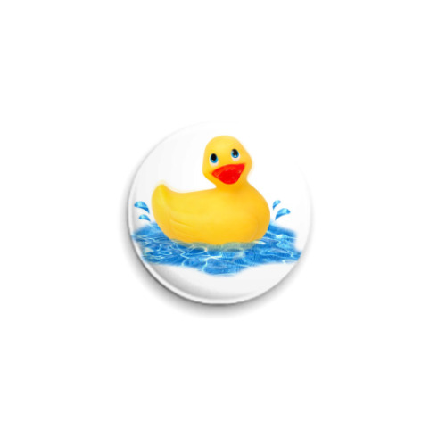 Значок 25мм  'Rubber duck'
