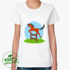 Женская футболка органик