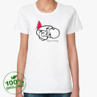 Женская футболка органик