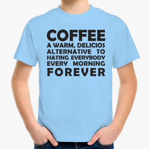 Детская футболка COFFEE
