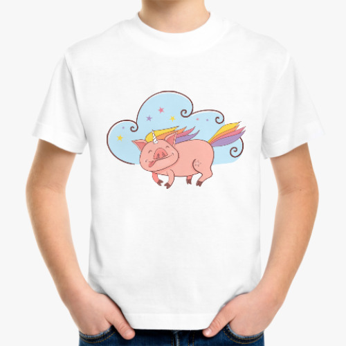 Детская футболка Год желтой свиньи