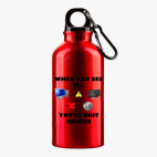 Металлическая бутылка 400 мл UV-DTF