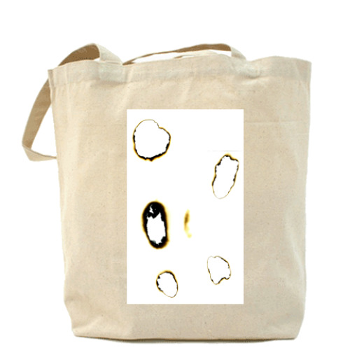 Сумка шоппер с принтом Жгу