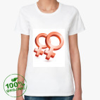 Женская футболка органик