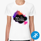 Женская спортивная футболка