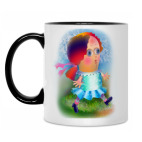 Кружка двухцветная