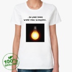 Женская футболка органик