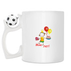 Кружка с футбольным мячиком