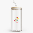 Банка с бамбуковой крышкой