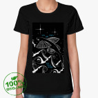 Женская футболка органик