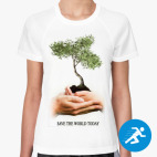 Женская спортивная футболка