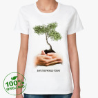 Женская футболка органик