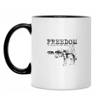 Кружка двухцветная