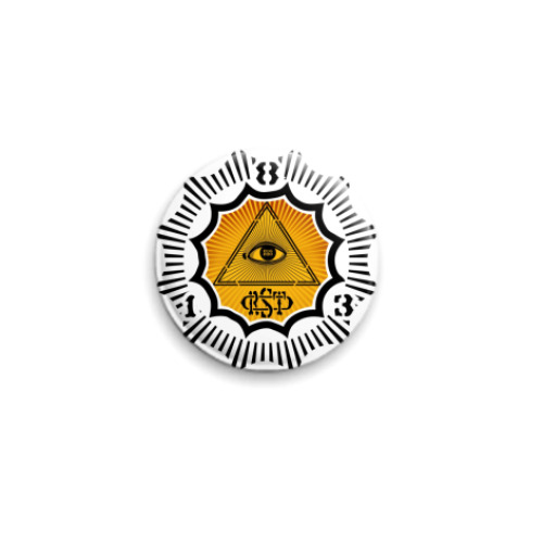 Значок 25мм с принтом 816820