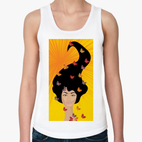 Женская майка с принтом Индианка