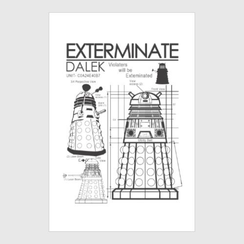 Постер Dalek plan
