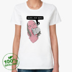 Женская футболка органик