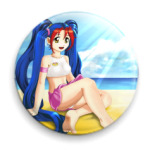 Tooniegirl на пляже