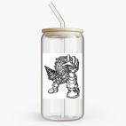 Банка с бамбуковой крышкой