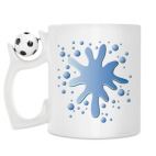 Кружка с футбольным мячиком