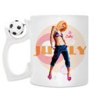 Кружка с футбольным мячиком