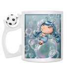 Кружка с футбольным мячиком