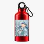 Металлическая бутылка 400 мл UV-DTF