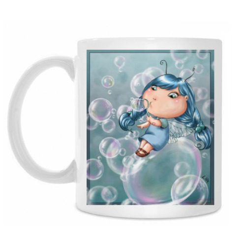 Кружка с принтом Пузырьки