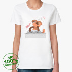 Женская футболка органик