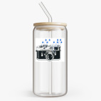 Банка с бамбуковой крышкой