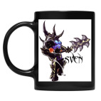 Кружка цветная UV-DTF