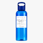 Прозрачная спортивная бутылка