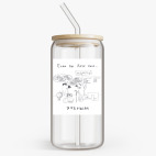 Банка с бамбуковой крышкой