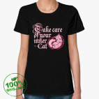 Женская футболка органик