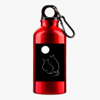 Металлическая бутылка 400 мл UV-DTF