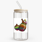 Банка с бамбуковой крышкой