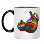 Кружка двухцветная