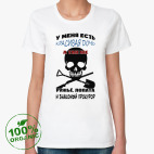 Женская футболка органик