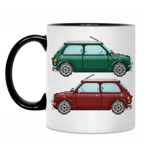 Кружка с принтом Двойной удар