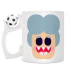 Кружка с футбольным мячиком