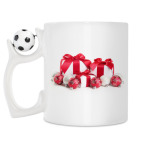 Кружка с футбольным мячиком