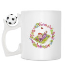 Кружка с футбольным мячиком