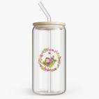 Банка с бамбуковой крышкой