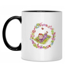 Кружка двухцветная