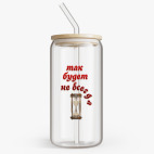 Банка с бамбуковой крышкой