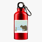 Металлическая бутылка 400 мл UV-DTF