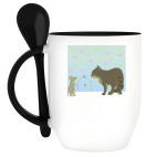 Кружка с ложкой