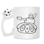 Кружка с футбольным мячиком